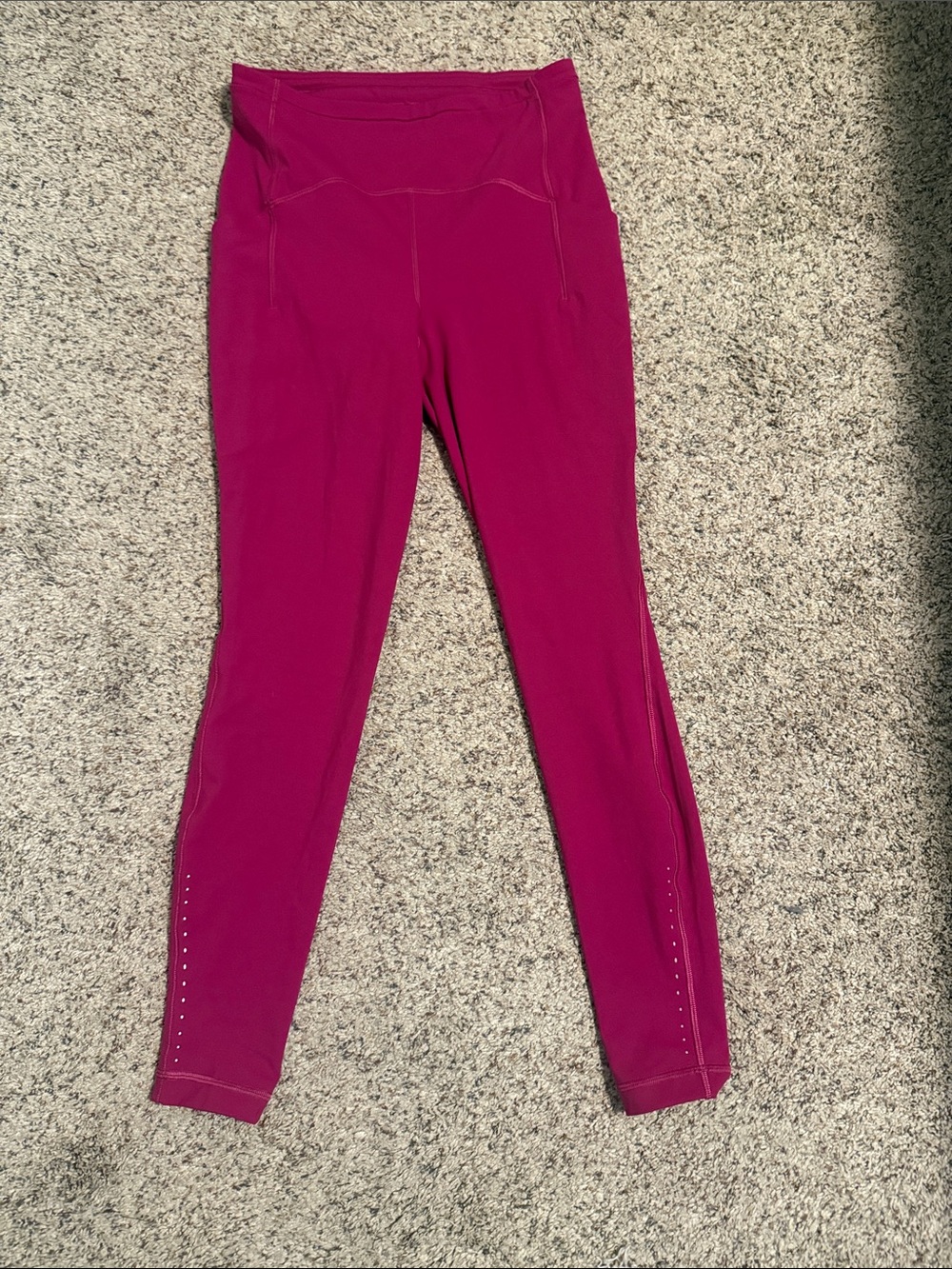 lululemon athletica Wonder Train Magenta Leggings